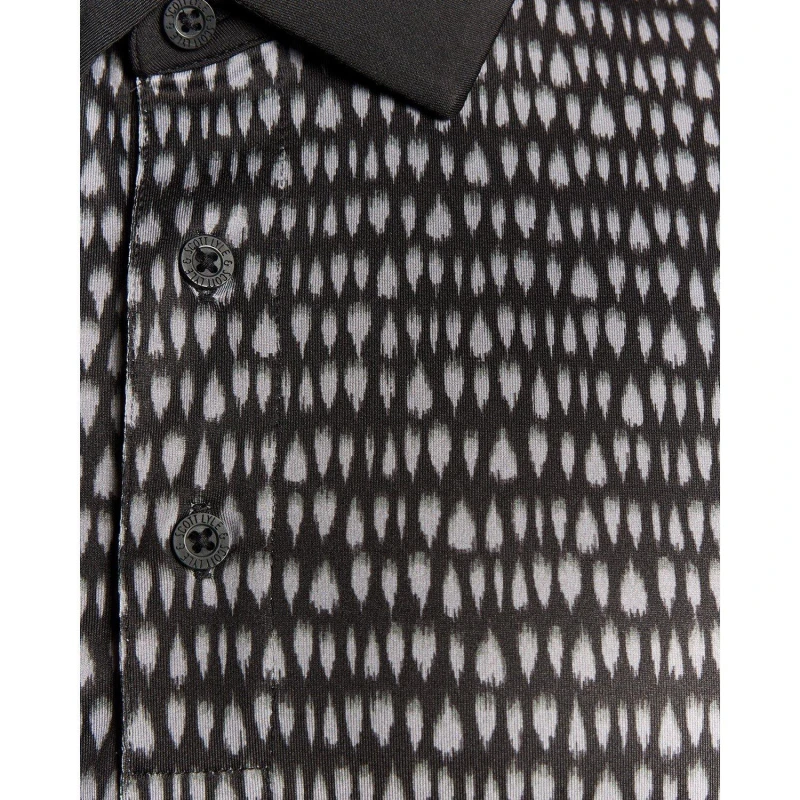 Image of Lyle and Scott Mens Short Sleeve Performance Polo Shirt Jet Black male S