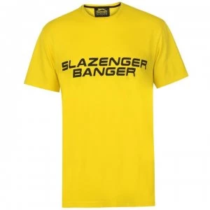 Image of Slazenger Banger Fashion T Shirt - Yellow