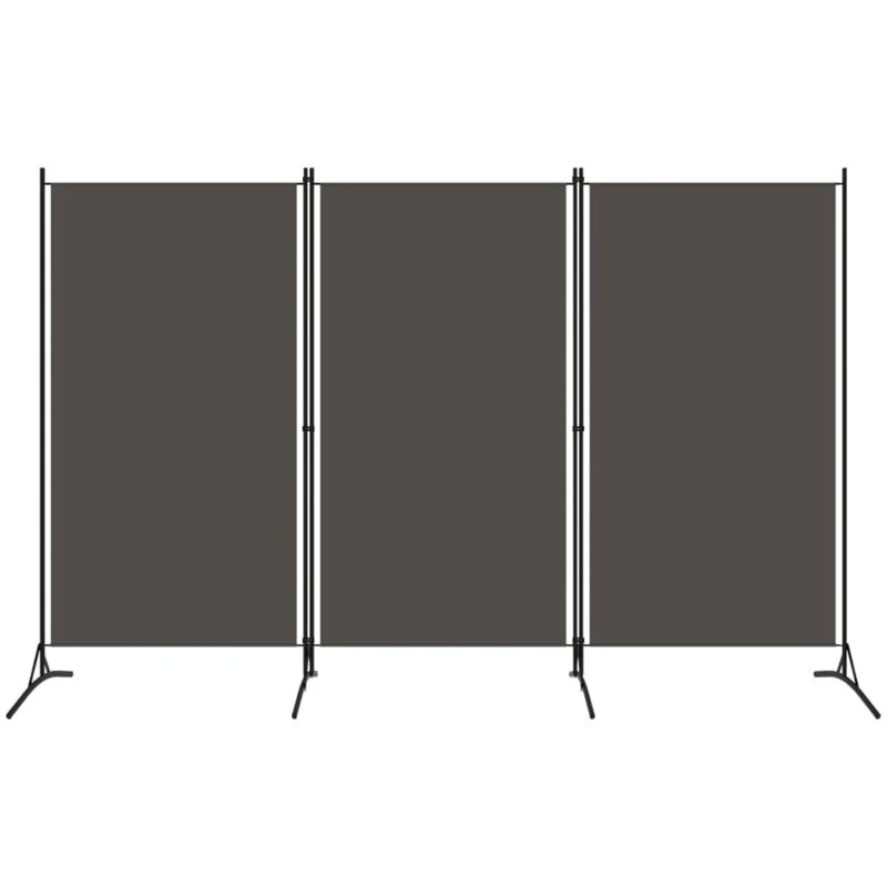 Image of VIDAXL 3-Panel Room Divider Anthracite 260x180cm Vidaxl 8720286022795