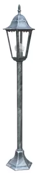 Image of FIRENZE Outdoor 104cm Bollard Black, Silver, IP44 104x21cm