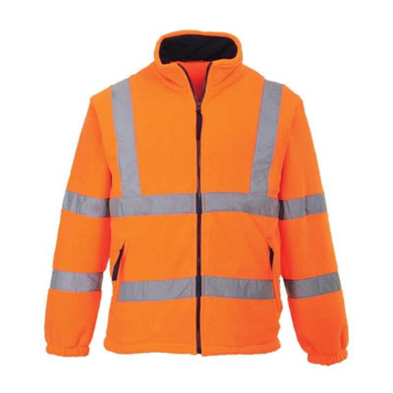 Image of Portwest Hi Vis Mesh Lined Fleece F300ORR5XL Colour: Orange