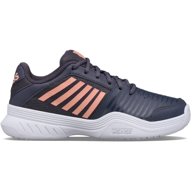 Image of K-Swiss Court Express Omni Gray/Peach/Wht unisex 2.5 (35)