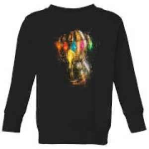 Image of Avengers Endgame Infinity Gauntlet Warlord Kids Sweatshirt - Black - 3-4 Years