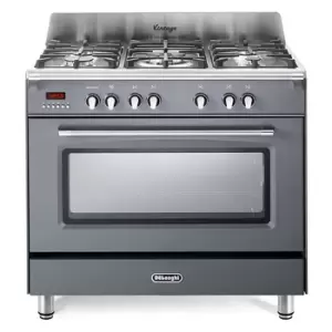 Image of DeLonghi DVRS916DFSL 90cm Vintage Single Cavity D Fuel Range Cooker Sl