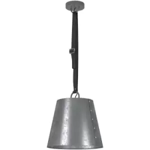 Image of Chertsey Dome Pendant Ceiling Light Black - Eglo