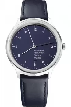 Image of Mens Mondaine Helvetica No1 Regular 40mm Watch MH1R2240LD