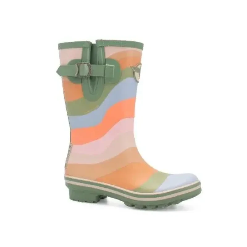 Image of Rouchette Short rain boots Rouchette Feeling Vert Unisex 39 feeling-wellies-short-green