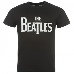 Image of Official The Beatles T Shirt - Drop T Logo