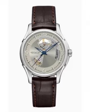 Image of Hamilton Jazzmaster Open Heart Auto Mens Watch H32565521 H32565521
