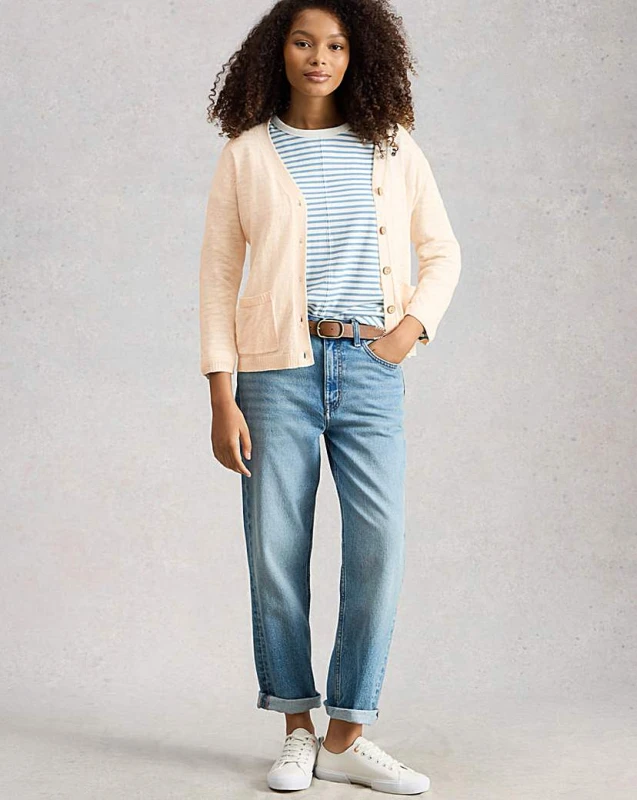 Image of White Stuff White Stuff Nova Cardi Natural - White Stuff - Size: 12 Natural Female 12 ZD54302