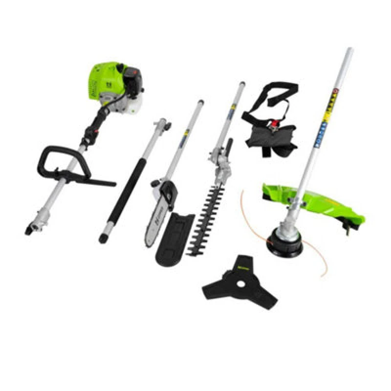 Image of Zipper Gps252 51.7Cc Petrol Brush Cutter Hedge Trimmer Strimmer + Brush Cutter