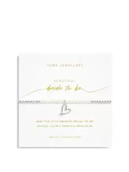 Image of Joma Jewellery Bridal Pearl A Little , Bridesmaid , Silver , Bracelet , 17.5Cm Stretch