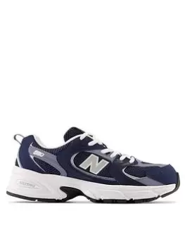 Image of New Balance Junior 530, Navy/White, Size 4 Older