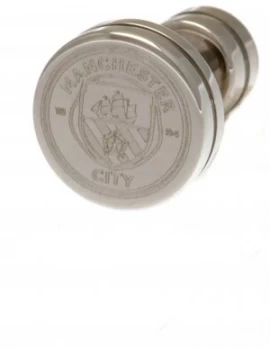 Image of Stainless Steel Man City Crest Stud Earring
