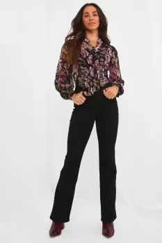 Image of Smart Standout Floral Blouse