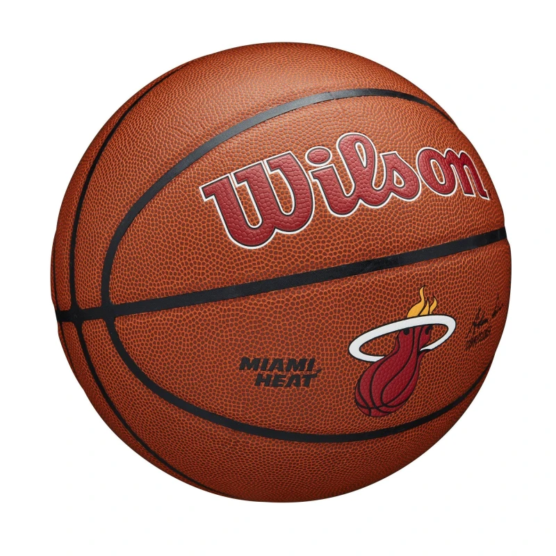 Image of Wilson Adults NBA Alliance Basketball Miami Heat unisex size 7