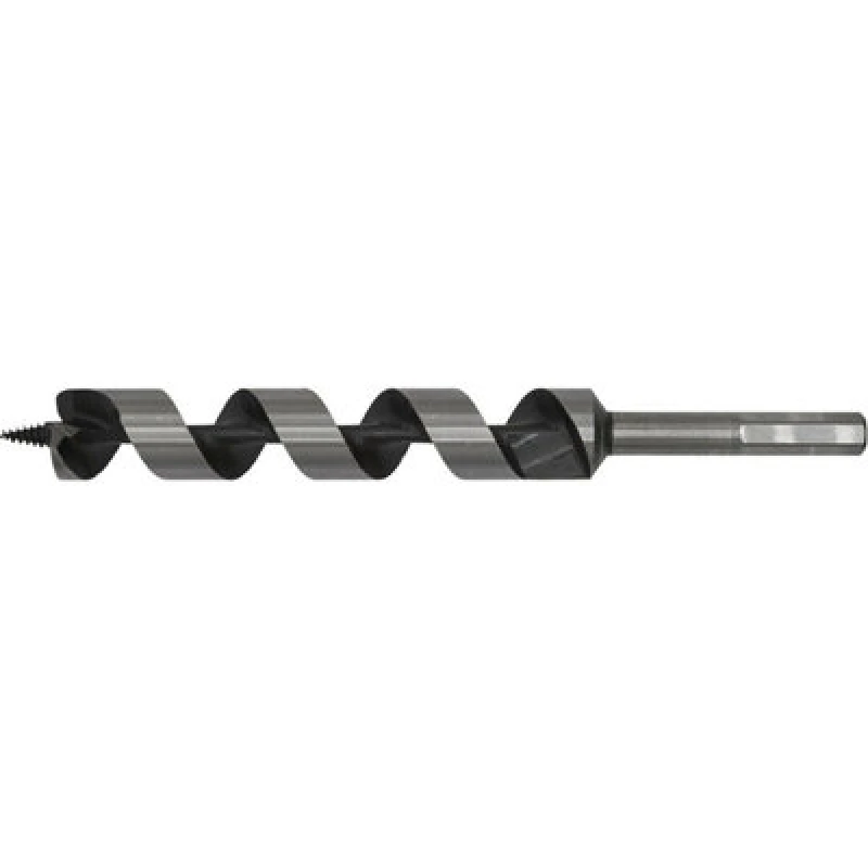 Image of Loops 25 x 235mm Hardened Auger Wood Drill Bit - Hexagonal Shank - Woodwork Timber Multi