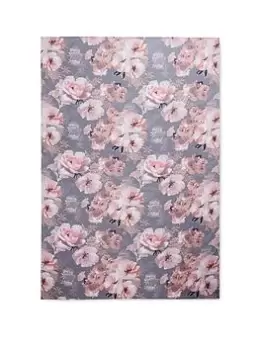 Image of Catherine Lansfield Dramatic Floral Tablecloth