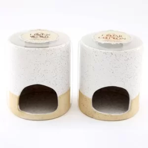 Image of 11.5cm Natural Speckle Oil Burner