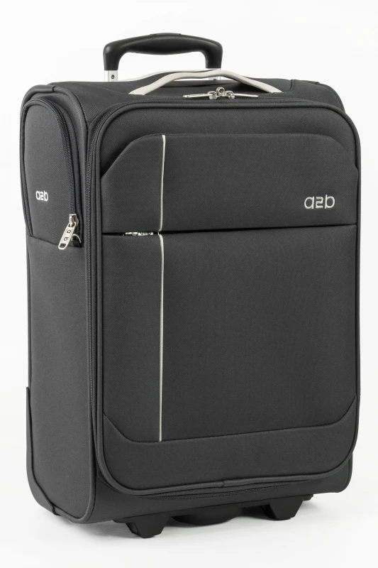 Image of A2B Odyssey 20" Extra Small Flight Case 2 Wheel Carry On Cabin Luggage in Charcoal Size: Mini Cabin Charcoal Unisex Mini Cabin