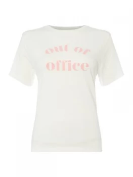 Image of Ban.do Out Of Office Classic T Shirt White