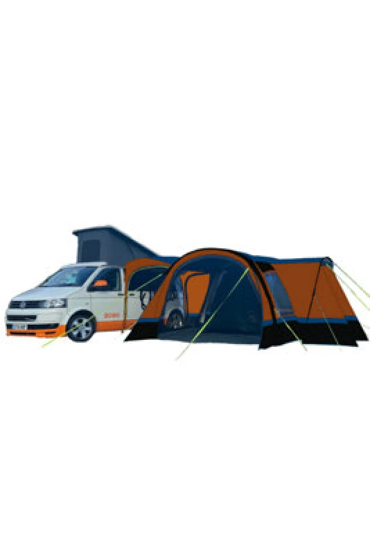 Image of OLPRO Ltd Cocoon Breeze v2 Campervan Awning (Orange / Grey) Orange unisex