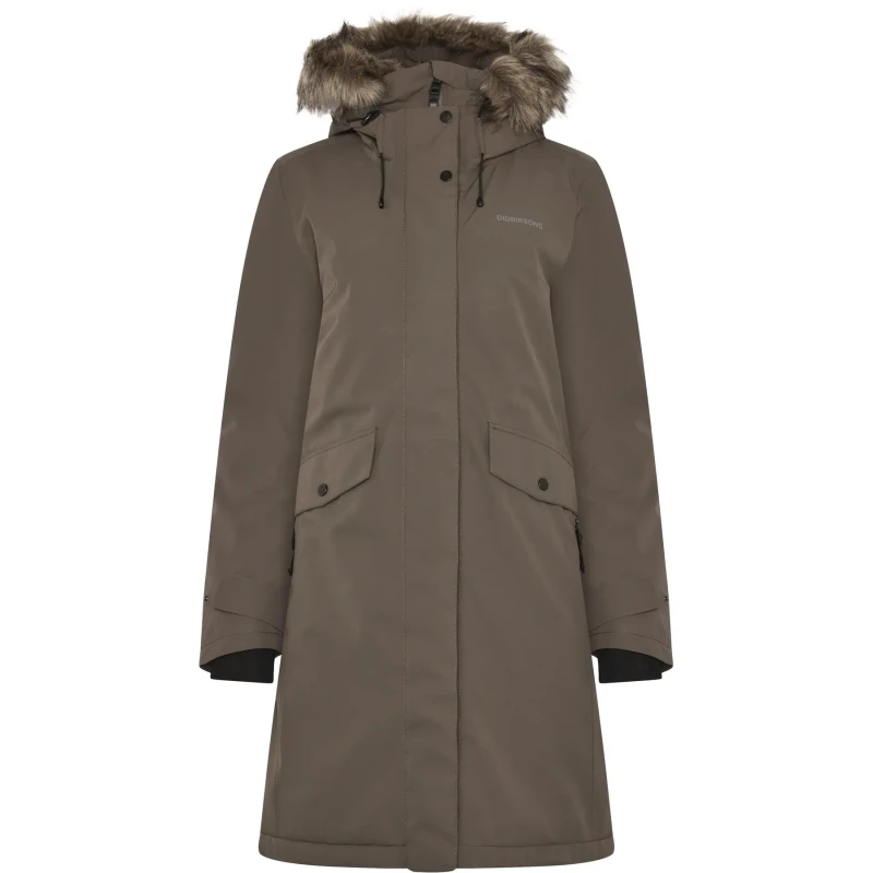 Image of Didriksons Womens parka Didriksons Erika Marron Female 38
