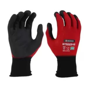 Image of Blackrock Mens Nitrogen-NF Safety Gloves (M) (Red/Black) - Red/Black