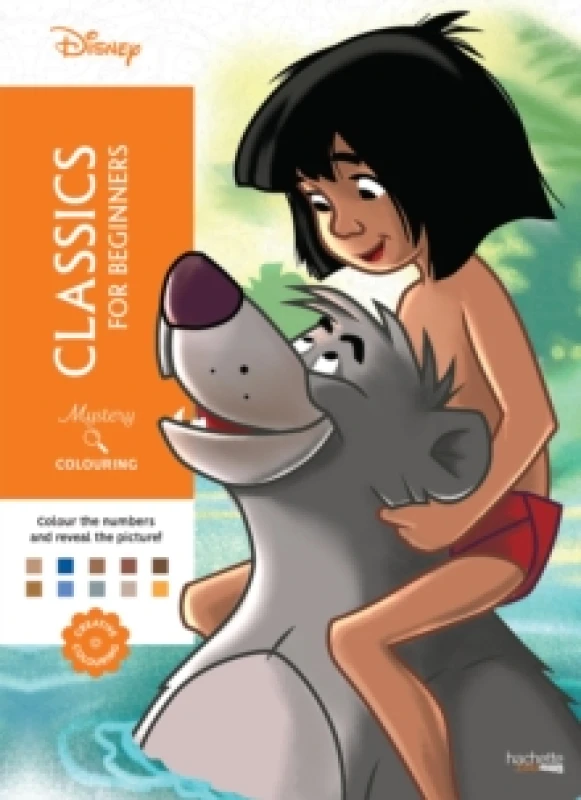 Image of Mystery Colouring - Classics for Beginners : Reveal iconic Disney characters with colour by number Paperback / softback