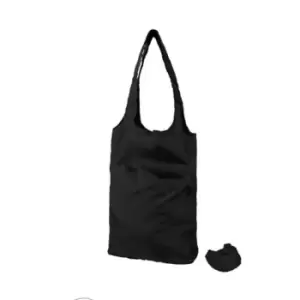 Image of Bullet Packaway Shopping Tote Bag (One Size) (Solid Black)