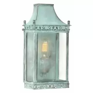 Image of Loops - Outdoor IP44 Wall Light Sconce Verdigris LED E27 100W Bulb External d02398