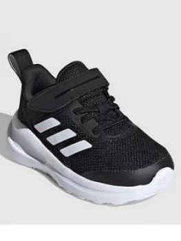 Image of adidas Fortarun Infant Trainer, Black/White, Size 7