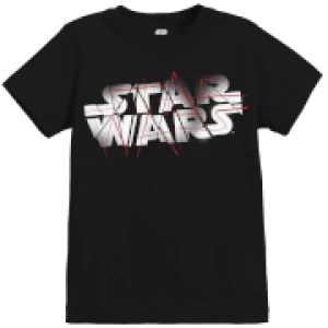 Image of Star Wars The Last Jedi Spray Kid's Black T-Shirt - 5 - 6 Years - Black