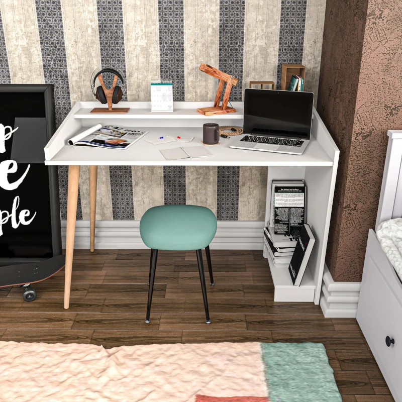 Image of Decorotika Vanessa Study Desk in White White Unisex