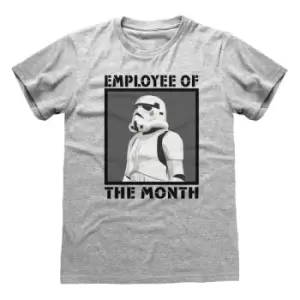 Image of Star Wars - Employee Of The Month Unisex XX-Large T-Shirt - Grey