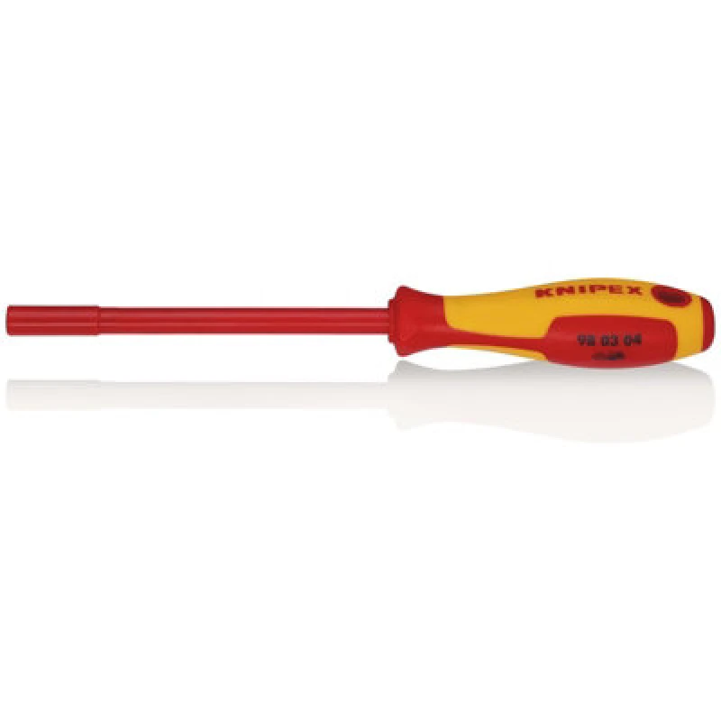 Image of Draper Knipex 98 03 04 Vde Insulated Nut Driver, 4.0 X 125mm 18733