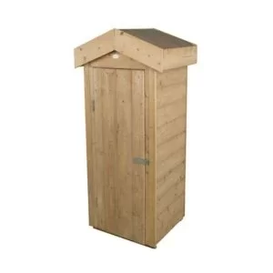Image of Forest Garden Shiplap Wooden 2X2 Apex Garden Storage Natural Timber