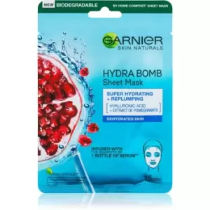 Image of Garnier Skin Naturals Moisture+Aqua Bomb Super Hydrating Plumping Sheet Mask for Face 1 pc