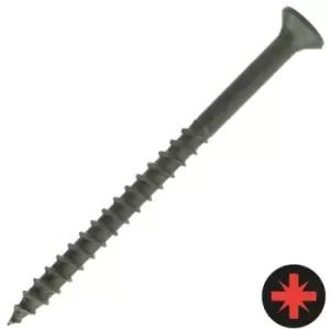 Image of Tite Fix - Deck-Tite 4.5 x 75mm Outdoor Screws Green Net-Coat - Box of 200 - Grey