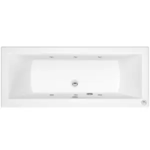 Image of Chiltern Double Ended Bath with 6 Jet Whirlpool System - 1800 x 800mm