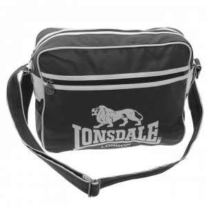 Image of Lonsdale Flight Bag - Black/White