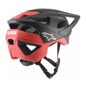 Image of Alpinestars Vector Pro Helmet - Atom Black Red Matt - Ap87031309M