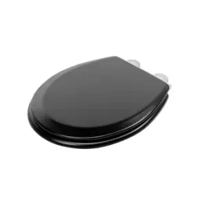 Image of Croydex Lene Round Toilet Seat - Matt Black