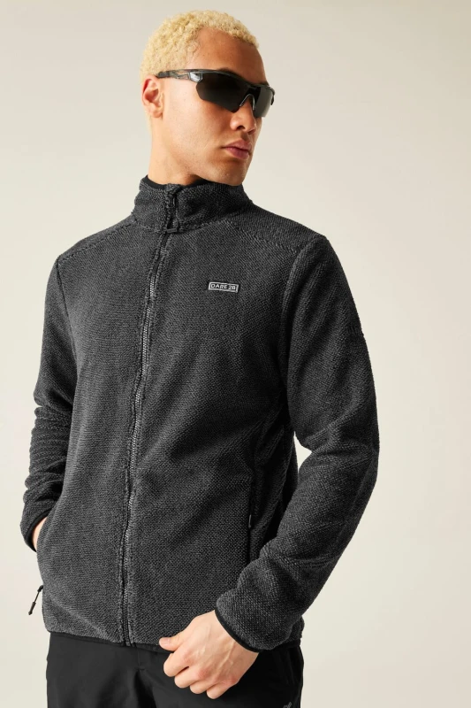 Image of Dare 2b Dare 2b Men Switch Out Lightweight Insulating Active Fleece in Jet Black Size: 3X-Large Jet Black XXXL Male 5063516175353