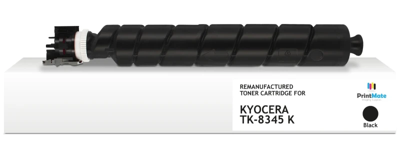 Image of PrintMate KYOCERA TK-8345K. remanufactured toner. Black 20000p
