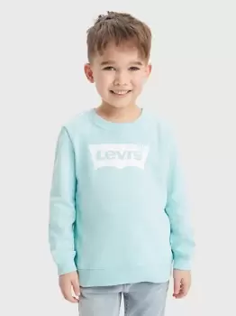 Image of Kids French Terry Batwing Pullover - Green