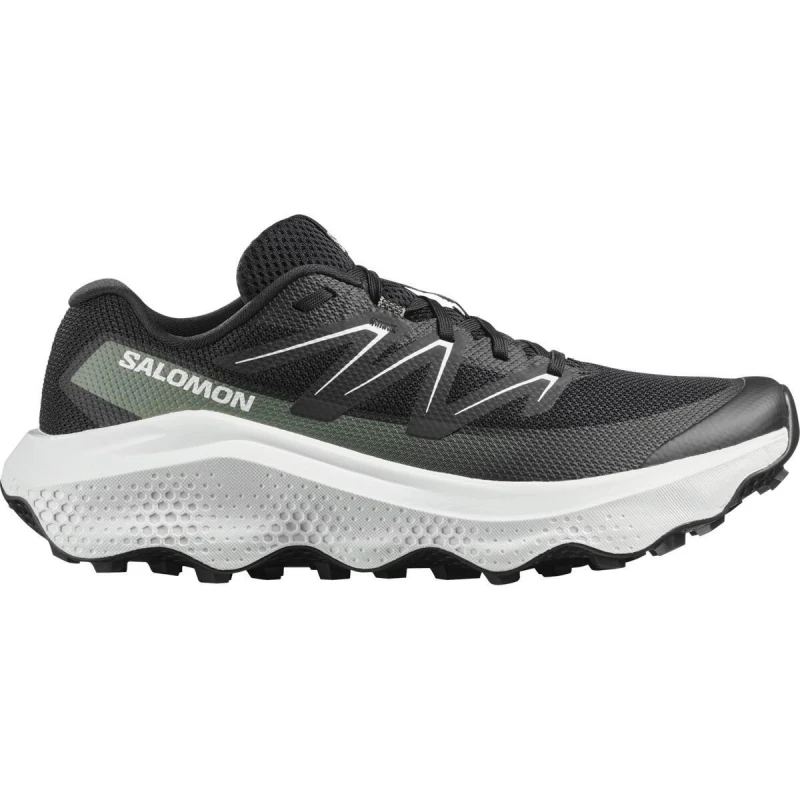 Image of Salomon Shoes Ultra Flow 2 Black/White/Agv Gr Trail Running Mens Black/White male 7 (40.7)