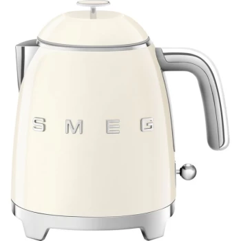 Image of SMEG 50's Retro KLF05CRUK Mini Kettle - Cream