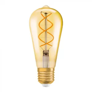 Image of Osram Vintage 1906 LED CL Oval Filament Gold 36 W E27 Bulb