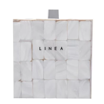 Image of Hotel Collection Mother of Pearl Cotton Jar - Pearl